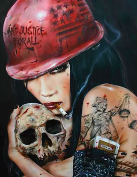 High quality Oil painting Canvas Reproductions And Justice For all by Brian M.Viveros Painting hand painted
High quality Oil painting Canvas Reproductions And Justice For all by Brian M.Viveros Painting hand painted
