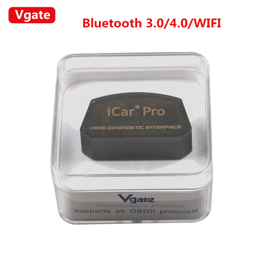 Vgate iCar Pro Bluetooth 3.0/4.0/WiFi Android Torque app OBDII scan tool Three Versions Can Choose
Vgate iCar Pro Bluetooth 3.0/4.0/WiFi Android Torque app OBDII scan tool Three Versions Can Choose