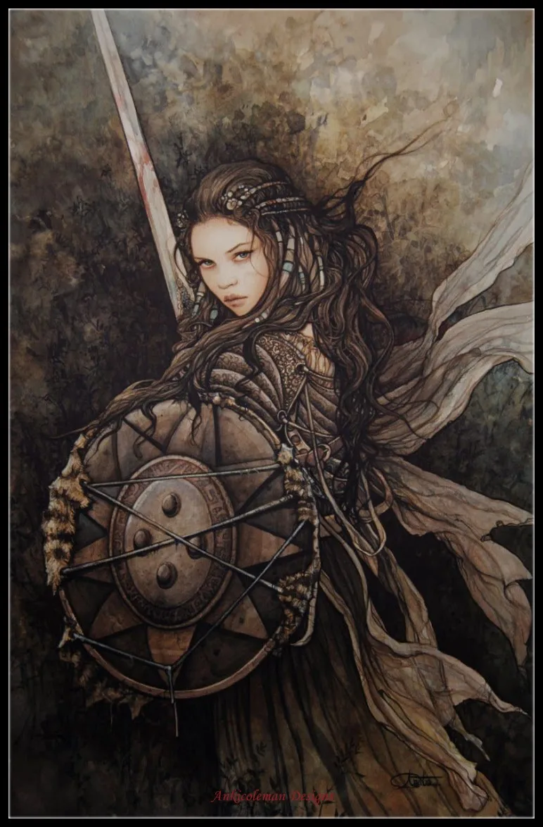 Counted Cross Stitch Kits Needlework Embroidery - Crafts 14 ct Aida DMC Color DIY Arts Handmade Home Decor - Armor Girl
Counted Cross Stitch Kits Needlework Embroidery - Crafts 14 ct Aida DMC Color DIY Arts Handmade Home Decor - Armor Girl