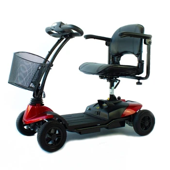 Electric Scooter with 4 wheels | Compact, Folding and Detachable | Red | Virgo | Mobiclinic
Electric Scooter with 4 wheels | Compact, Folding and Detachable | Red | Virgo | Mobiclinic