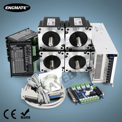 SAVEBASE CNC Kit 4Axis Nema34 Stepper Motor EMA342-7842S4&Digital Stepper Driver&48V 20A Power Supply For DIY Mill/Router
SAVEBASE CNC Kit 4Axis Nema34 Stepper Motor EMA342-7842S4&Digital Stepper Driver&48V 20A Power Supply For DIY Mill/Router