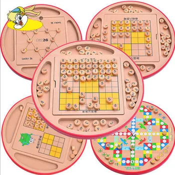 2018 Multi-functional chess Five in one chess Toys for children Educational toys Juguetes de madera Houten speelgoed Sudoku
2018 Multi-functional chess Five in one chess Toys for children Educational toys Juguetes de madera Houten speelgoed Sudoku