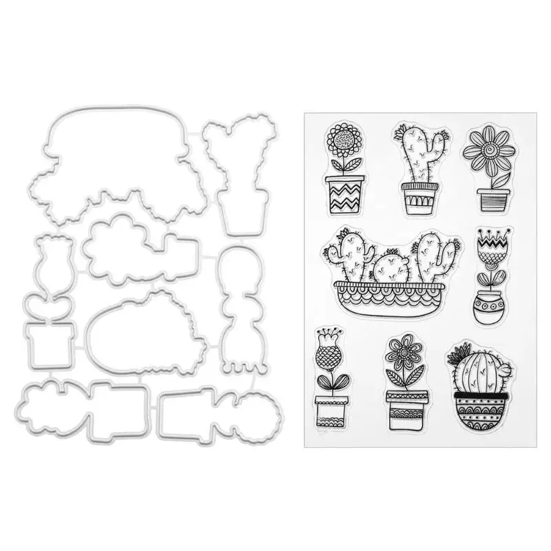 Small fresh Cactus Transparent Clear Silicone Stamp Seal Cutting Die for Scrapbooking photo album Decorative clear stamp sheets
Small fresh Cactus Transparent Clear Silicone Stamp Seal Cutting Die for Scrapbooking photo album Decorative clear stamp sheets