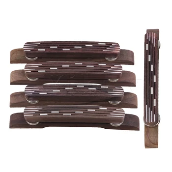 Yibuy 5 pcs Adjustable Floating Bridge Rosewood for 6 String Archtop Jazz Guitar
Yibuy 5 pcs Adjustable Floating Bridge Rosewood for 6 String Archtop Jazz Guitar