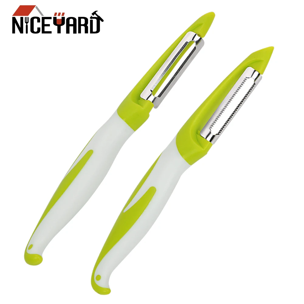 NICEYARD Carrot Potato Fruit Shred Grater Gadgets Stainless Steel Peeler Zester Razor Sharp Cutter Vegetable Slicer Peeler Knife
NICEYARD Carrot Potato Fruit Shred Grater Gadgets Stainless Steel Peeler Zester Razor Sharp Cutter Vegetable Slicer Peeler Knife