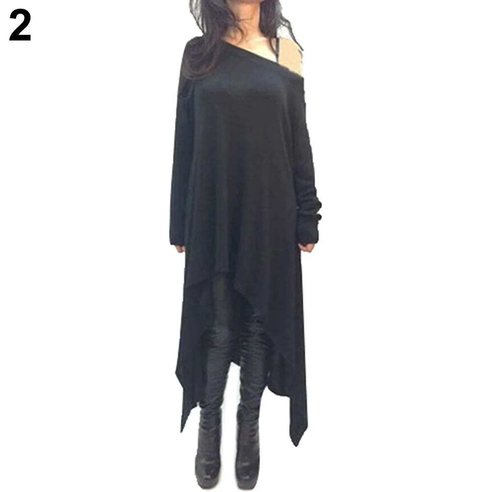 Women Long Sleeve Loose Cardigan Knitted Slash Neck T-Shirt Jumper Outwear Coat Long Top
Women Long Sleeve Loose Cardigan Knitted Slash Neck T-Shirt Jumper Outwear Coat Long Top