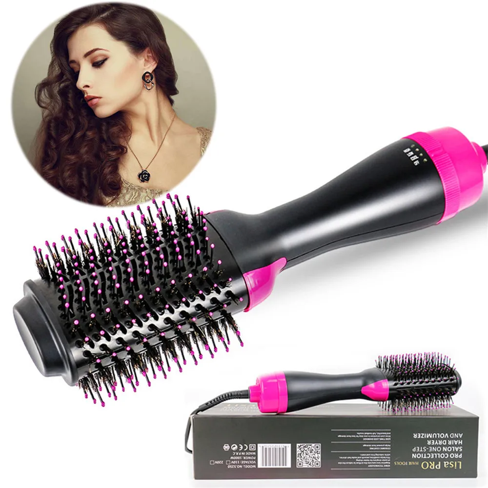 Drop Ship Electric Heating Hair Straight Curler Pro Salon Hair Brush One Step Dry/Wet Two Using Hair Care Comb EU/US/UK Plug
Drop Ship Electric Heating Hair Straight Curler Pro Salon Hair Brush One Step Dry/Wet Two Using Hair Care Comb EU/US/UK Plug