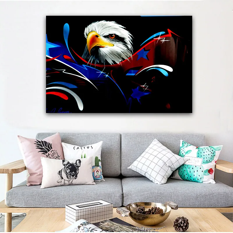 Graffiti On the Wall Abstract Poster Eagle Canvas Oil Painting Street Art Wall Picture For Living Room Home Decor Unframe
Graffiti On the Wall Abstract Poster Eagle Canvas Oil Painting Street Art Wall Picture For Living Room Home Decor Unframe