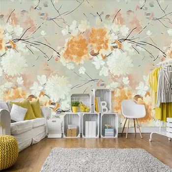 Romantic flower room TV background wall custom high-end mural factory wholesale wallpaper mural photo wall
Romantic flower room TV background wall custom high-end mural factory wholesale wallpaper mural photo wall