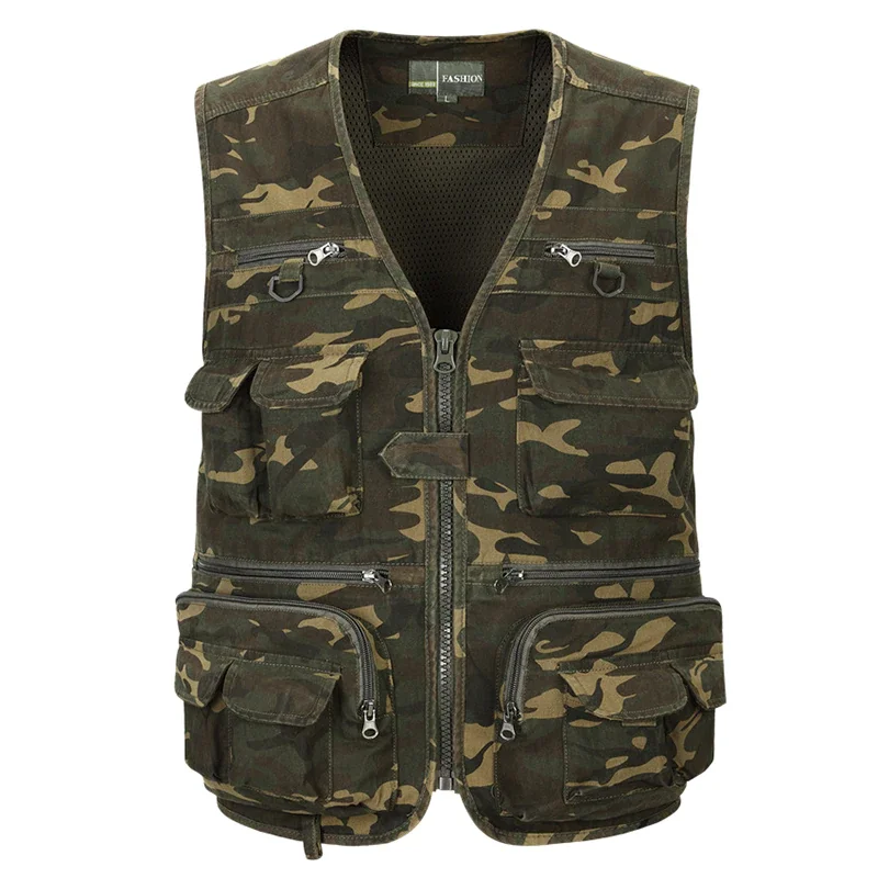 Cowboy Cotton Vests Field Military Vests Tactical Camo Multi Pockets Waistcoat Army Training Breathable Sleeveless Vest Fishing
Cowboy Cotton Vests Field Military Vests Tactical Camo Multi Pockets Waistcoat Army Training Breathable Sleeveless Vest Fishing