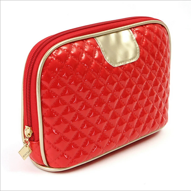 Korean Style Diamond Lattice Makeup Travel Bags Small PU Zip Cosmetic Bag Shell Makeup Bag
Korean Style Diamond Lattice Makeup Travel Bags Small PU Zip Cosmetic Bag Shell Makeup Bag