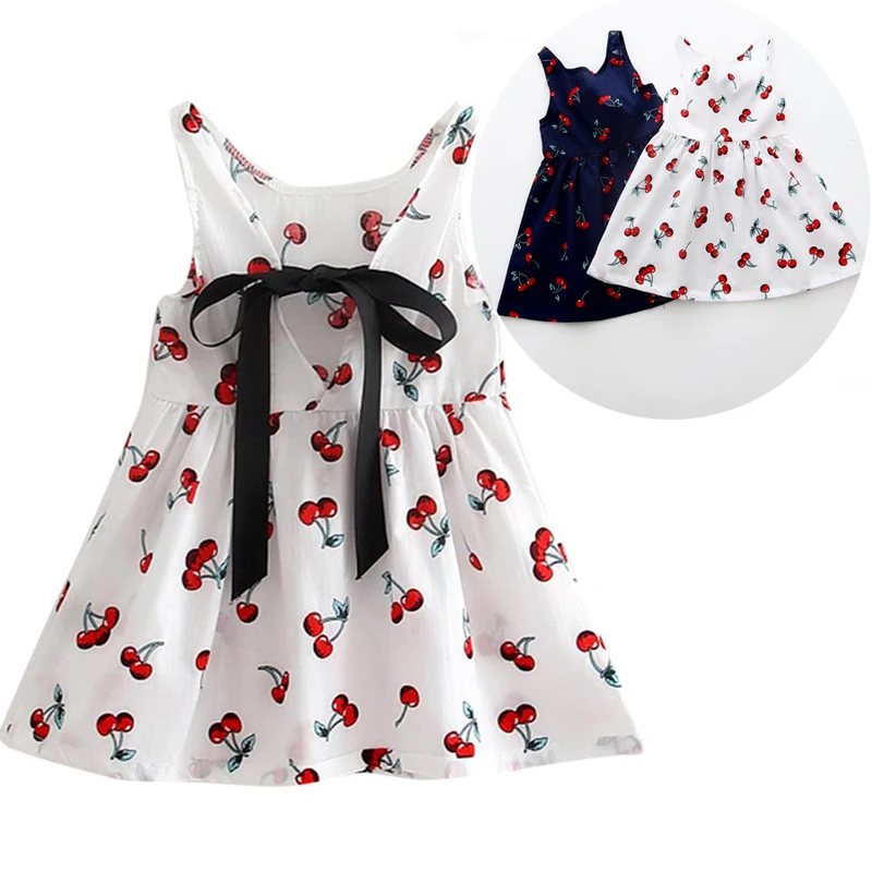 Kids Girls Dress 2019 Summer Cherry Print A-line Sleeveless Party Dress Soft Cotton Princess Dress Children Tutu Dress for Girls
Kids Girls Dress 2019 Summer Cherry Print A-line Sleeveless Party Dress Soft Cotton Princess Dress Children Tutu Dress for Girls