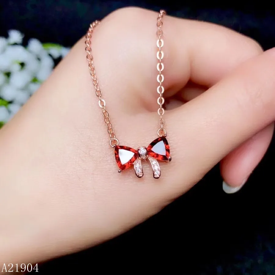 KJJEAXCMY boutique jewelry 925 pure silver inlaid Natural Garnet Necklace Pendant support detection
KJJEAXCMY boutique jewelry 925 pure silver inlaid Natural Garnet Necklace Pendant support detection