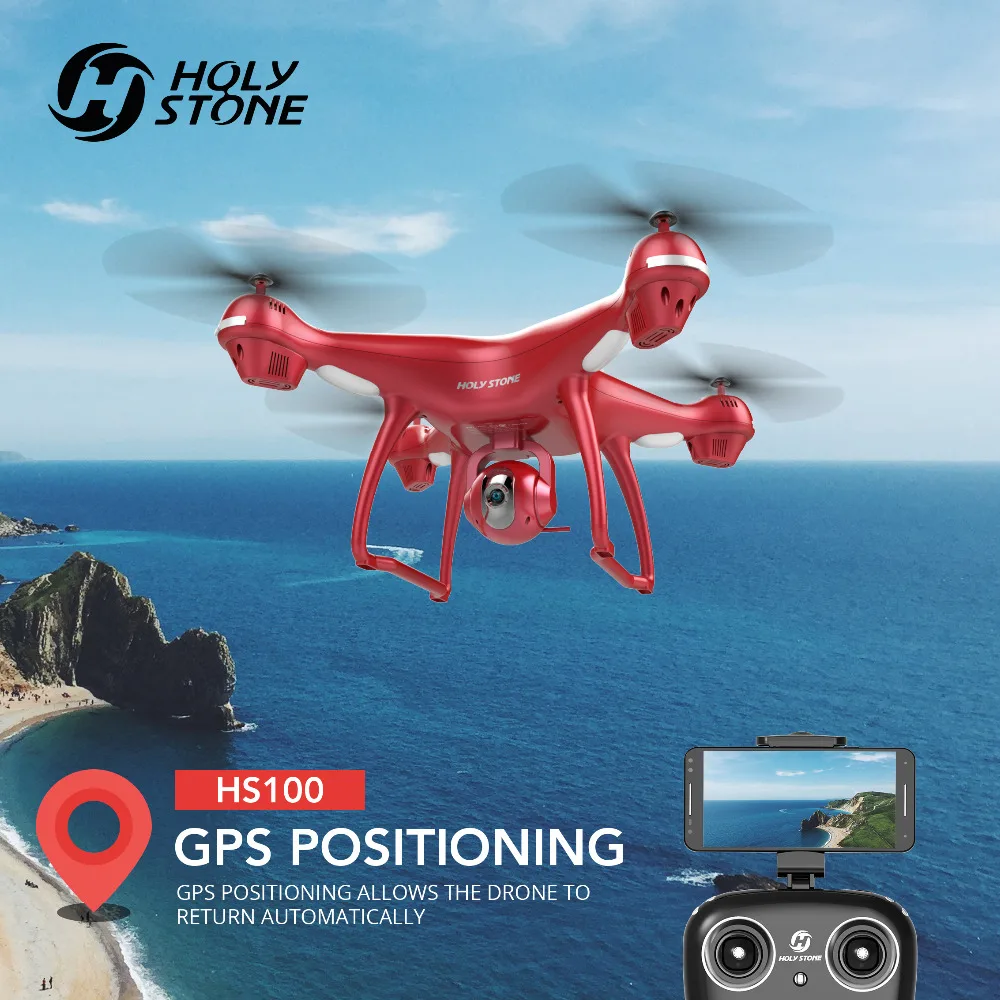 Holy Stone HS100R GPS FPV Selfie Drone with HD 1080P Wi-Fi Camera Wide Angle 400m Flight GPS Return Follow Me RC Quadcopter
Holy Stone HS100R GPS FPV Selfie Drone with HD 1080P Wi-Fi Camera Wide Angle 400m Flight GPS Return Follow Me RC Quadcopter