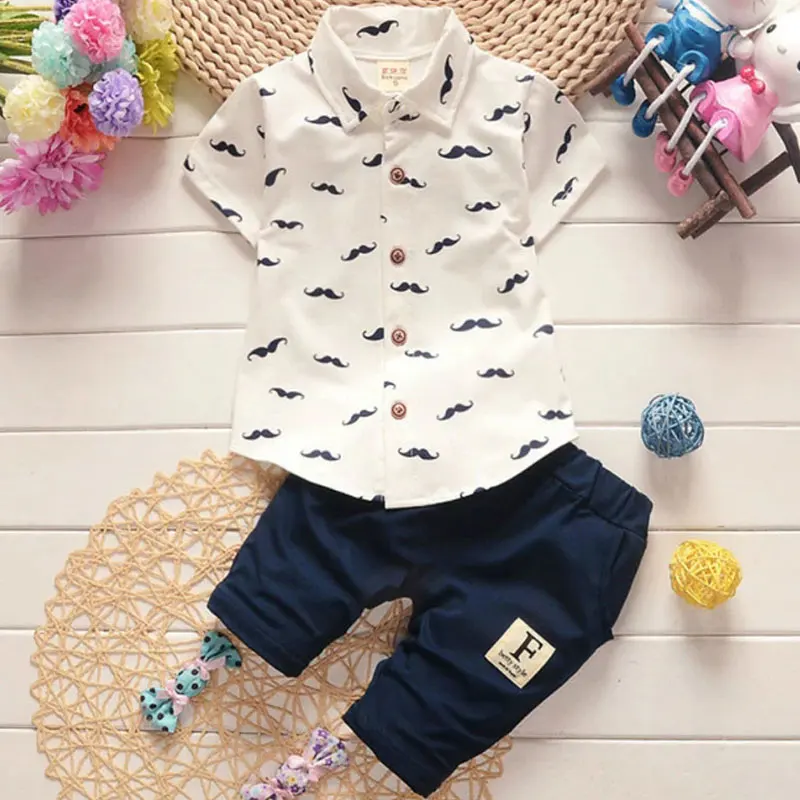 Baby Boys Suit 2018 New Summer Short Sleeved Shirts and Trousers Children's Casual 1-2-3-4 Years Cotton Sets Children's Clothing
Baby Boys Suit 2018 New Summer Short Sleeved Shirts and Trousers Children's Casual 1-2-3-4 Years Cotton Sets Children's Clothing