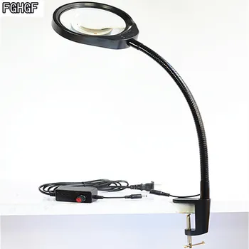 FGHGF PD-032A Desktop Magnifier With LED Light Clip Fixing Adjustable Brightness protects Eyes Microcarving Beauty Dentist Tools
FGHGF PD-032A Desktop Magnifier With LED Light Clip Fixing Adjustable Brightness protects Eyes Microcarving Beauty Dentist Tools
