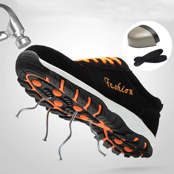 Military Safety Work Shoes Spring Fashion Pierced Injury Insulation Shoes Casual Working Steel Toe Puncture Proof Sneakers Mens
Military Safety Work Shoes Spring Fashion Pierced Injury Insulation Shoes Casual Working Steel Toe Puncture Proof Sneakers Mens