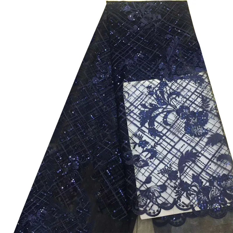 Hot Selling Navy Blue Sequin Embroidered High Quality 2018 Tulle Lace French Lace African Lace Fabric For Party X884-2
Hot Selling Navy Blue Sequin Embroidered High Quality 2018 Tulle Lace French Lace African Lace Fabric For Party X884-2