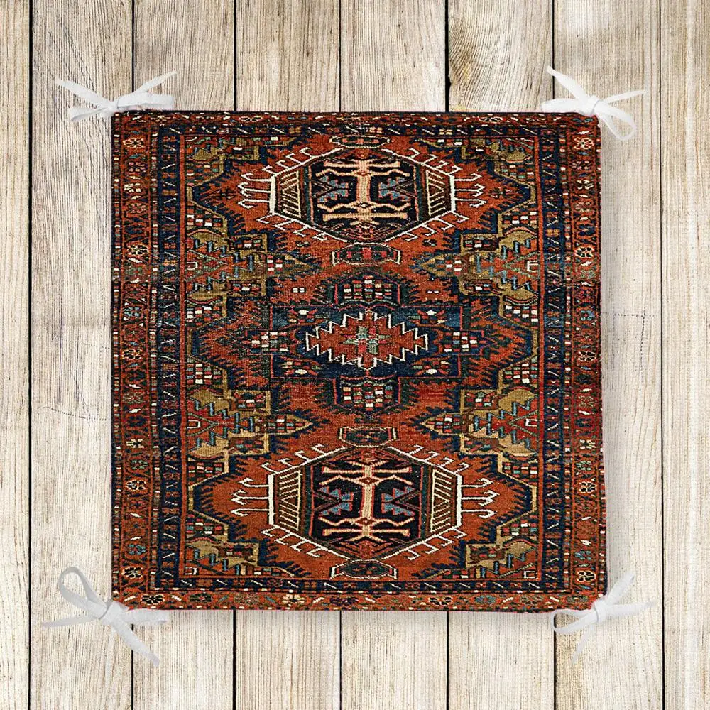 Else Brown Persian Retro Ethnic Kilim 3d Print Square Chair Pad Seat Cushion Soft Memory Foam Full Lenght Ties Non Slip Washable
Else Brown Persian Retro Ethnic Kilim 3d Print Square Chair Pad Seat Cushion Soft Memory Foam Full Lenght Ties Non Slip Washable