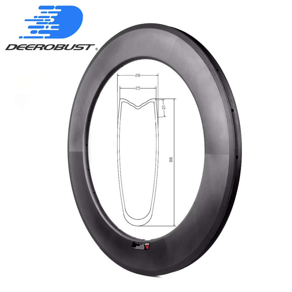 495g 700c 88mm x 25mm Tubular Road Bike Carbon Rims Bicycle Rim Time Trials Triathlon 16 18 21 20 24 28 holes UD 3k Twill 12k 
495g 700c 88mm x 25mm Tubular Road Bike Carbon Rims Bicycle Rim Time Trials Triathlon 16 18 21 20 24 28 holes UD 3k Twill 12k