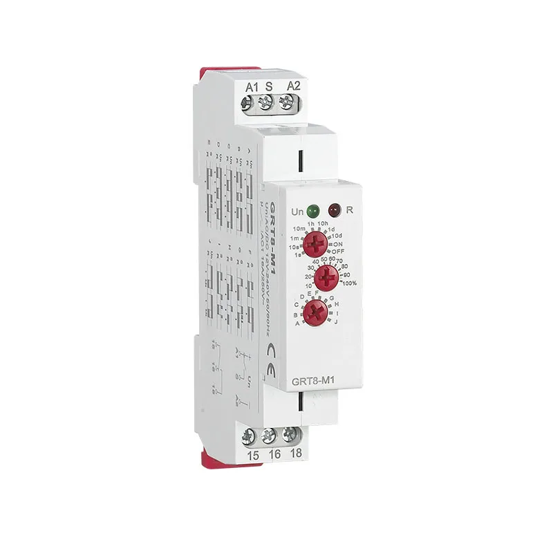 Multi-Function Din Rail Time Relay 16A Industrial Control Auto Timer Relays Time Delay GRT8-M1/M2
Multi-Function Din Rail Time Relay 16A Industrial Control Auto Timer Relays Time Delay GRT8-M1/M2