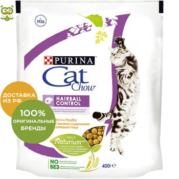 Cat Chow Special Care Hairball Control для взрослых кошек против образования волосяных комочков, Домашняя птица, 4*400 гр.
Cat Chow Special Care Hairball Control для взрослых кошек против образования волосяных комочков, Домашняя птица, 4*400 гр.