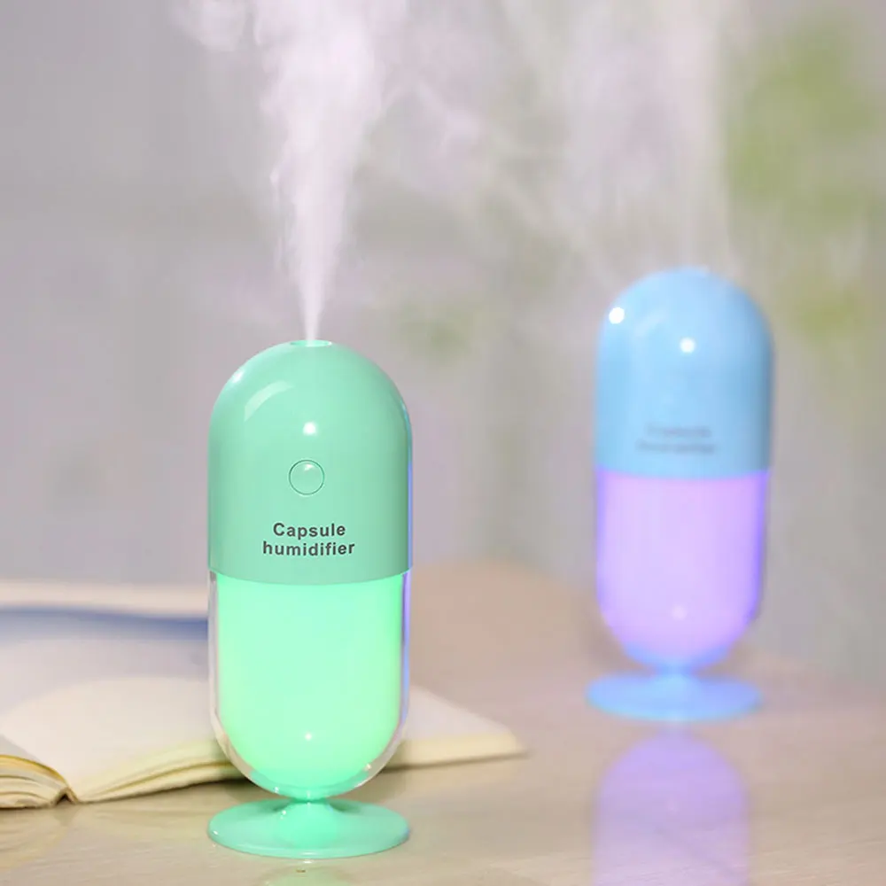 Humidifier USB Capsule Home Aroma Air Diffuser Purifier Atomizer Electric mist maker with Led lamp for Car Home Office
Humidifier USB Capsule Home Aroma Air Diffuser Purifier Atomizer Electric mist maker with Led lamp for Car Home Office