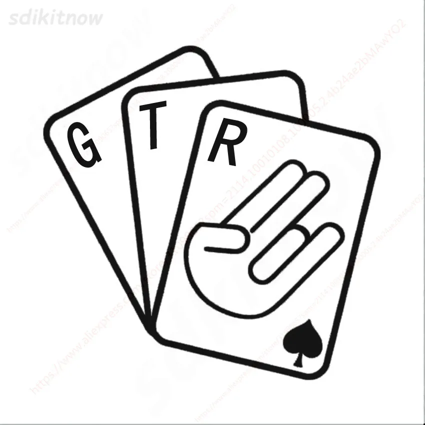 Fashion Poker Card Car Sticker Window GTR Sports Decal Styling For Nissan NISMO Racing Motorsport Decor Decal Car Accessories
Fashion Poker Card Car Sticker Window GTR Sports Decal Styling For Nissan NISMO Racing Motorsport Decor Decal Car Accessories