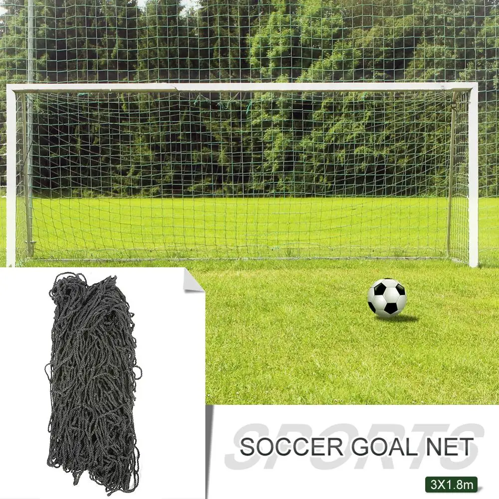 3x1.8m Soccer Football Gate Net Goal Post Net Portable Accessories Outdoor Football Team Sports Competition Training Tool
3x1.8m Soccer Football Gate Net Goal Post Net Portable Accessories Outdoor Football Team Sports Competition Training Tool