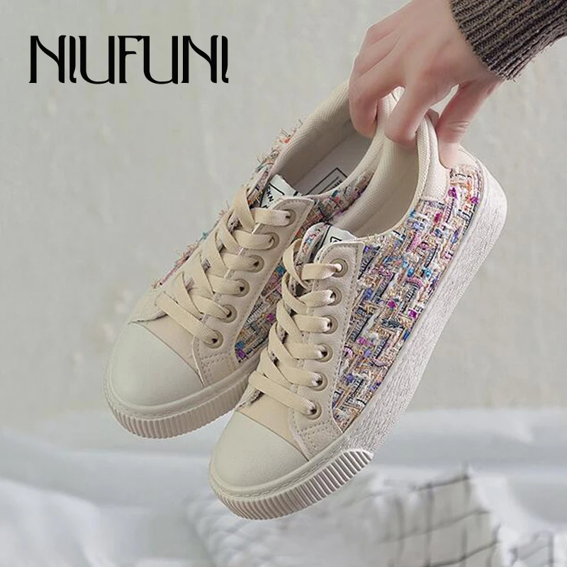 New Arrival Women's Vulcanize Shoes Lace Up Wild Summer Spring Casual Canvas Shoes Mixed Colors Females Walking Sneakers
New Arrival Women's Vulcanize Shoes Lace Up Wild Summer Spring Casual Canvas Shoes Mixed Colors Females Walking Sneakers