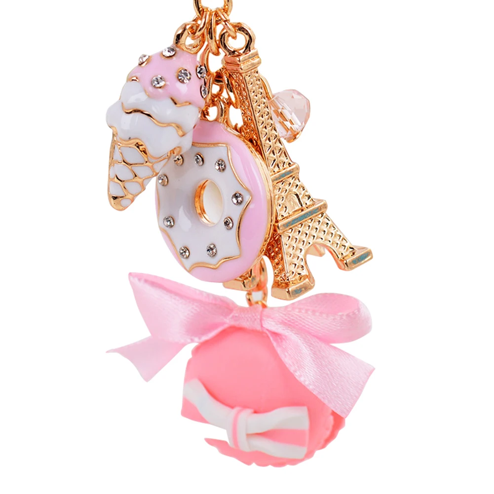 2019 NEW Lovely Alloy Eiffel Tower Keychain Resin Macaroons Sweets Keyring Key Holder Jewelry porte clef 
2019 NEW Lovely Alloy Eiffel Tower Keychain Resin Macaroons Sweets Keyring Key Holder Jewelry porte clef