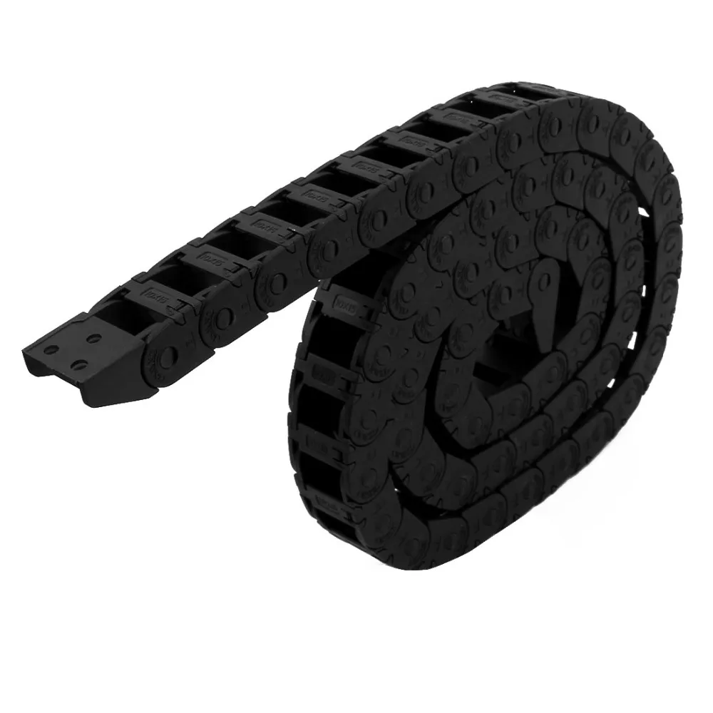 1Pcs Plastic Open Type Towline Cable Carrier Drag Chain 10x15mm 1 Meter Length Black For CNC Machine Tools Transmission Chains
1Pcs Plastic Open Type Towline Cable Carrier Drag Chain 10x15mm 1 Meter Length Black For CNC Machine Tools Transmission Chains
