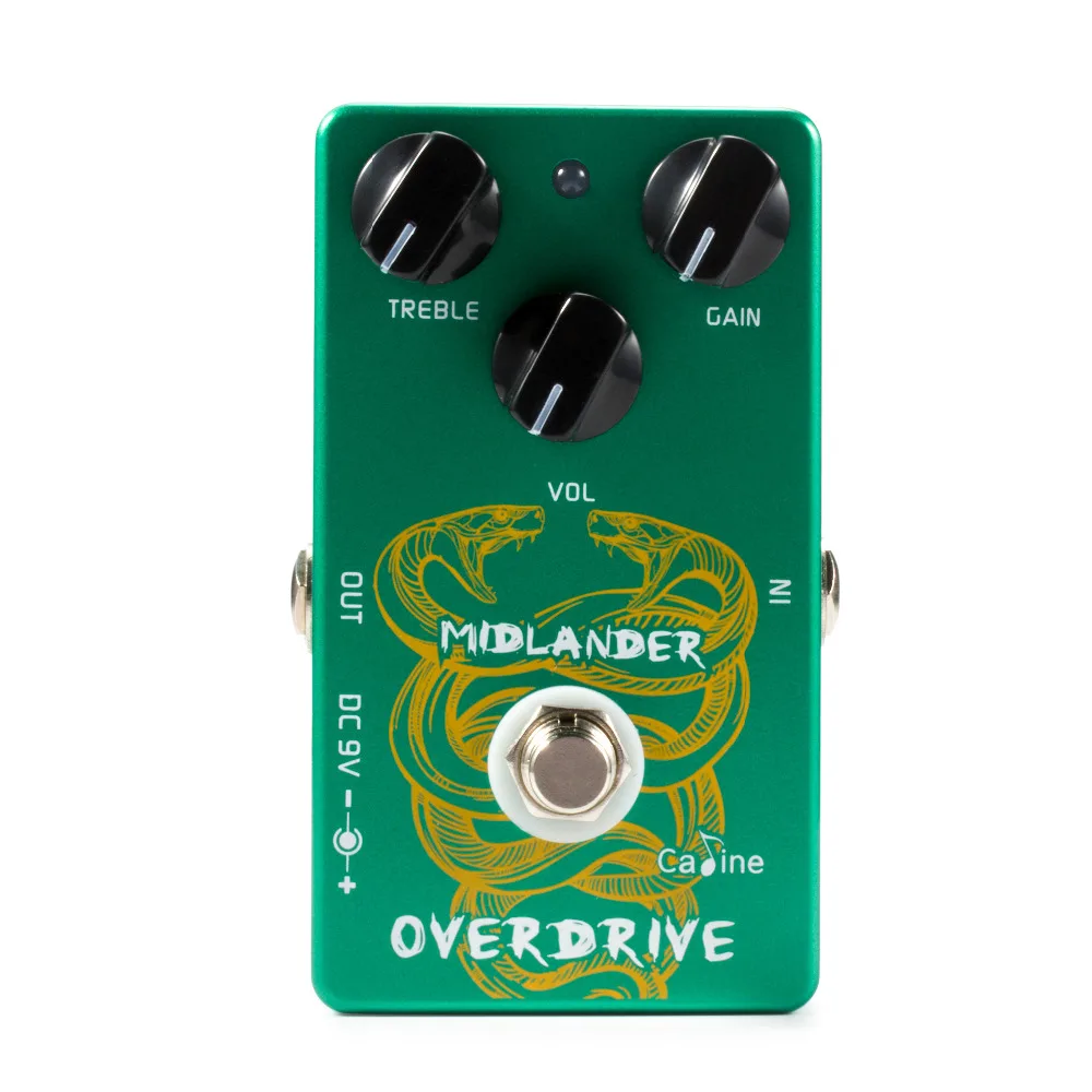 Caline CP-49 Overdrive Guitar Effect Pedal Midlander Distortions Green Metal True Bypass Caline pedal
Caline CP-49 Overdrive Guitar Effect Pedal Midlander Distortions Green Metal True Bypass Caline pedal