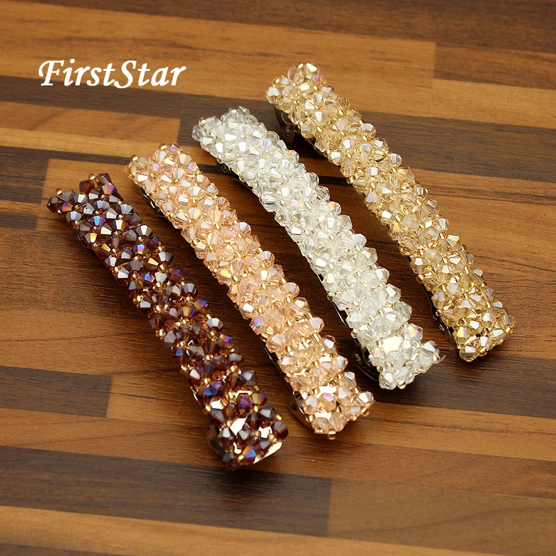 FirstStar Handmade Beads Rhinestone Hair Barrette Bling 4 Row Pink And Purple Crystal Hair Clip For Women Girls Hair Jewelry
FirstStar Handmade Beads Rhinestone Hair Barrette Bling 4 Row Pink And Purple Crystal Hair Clip For Women Girls Hair Jewelry