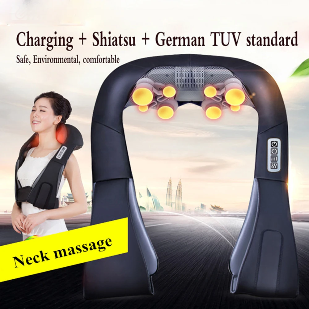 Electrical Neck Shoulder Back Body Massager Shiatsu Kneading Massage Pillow with Infrared Heating Car Home Device with Box
Electrical Neck Shoulder Back Body Massager Shiatsu Kneading Massage Pillow with Infrared Heating Car Home Device with Box