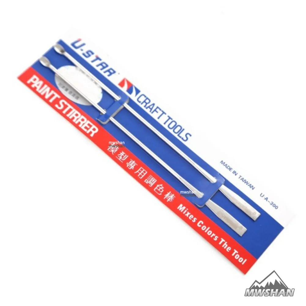 Ustar 90300 Model Paint Stirrer Mix Colors (2Pcs/Set) Painting Tools Accessory DIY
Ustar 90300 Model Paint Stirrer Mix Colors (2Pcs/Set) Painting Tools Accessory DIY