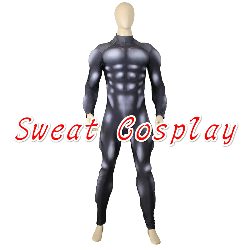 High Quality Black Muscle Suit Lycra Spandex Basic Muscle Costume With Muscle Padding Adult Men Halloween Cosplay Costume
High Quality Black Muscle Suit Lycra Spandex Basic Muscle Costume With Muscle Padding Adult Men Halloween Cosplay Costume