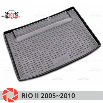 Trunk mat for Kia Rio 2 2005~2010 trunk floor rugs non slip polyurethane dirt protection interior trunk car styling
Trunk mat for Kia Rio 2 2005~2010 trunk floor rugs non slip polyurethane dirt protection interior trunk car styling