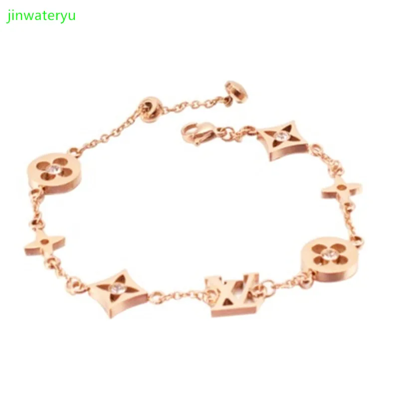 Titanium steel rose gold bracelet.A birthday present jinwateryu 2019
Titanium steel rose gold bracelet.A birthday present jinwateryu 2019