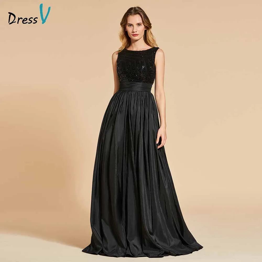 Dressv black evening dress scoop neck elegant sequins sleeveless floor-length wedding party formal dress evening dresses
Dressv black evening dress scoop neck elegant sequins sleeveless floor-length wedding party formal dress evening dresses