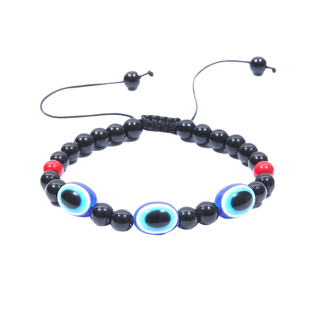 New Fashion Simple Evil Eye hand religious charm blue beads Lucky bracelet Best Match Turkish bracelet for women men Gift
New Fashion Simple Evil Eye hand religious charm blue beads Lucky bracelet Best Match Turkish bracelet for women men Gift