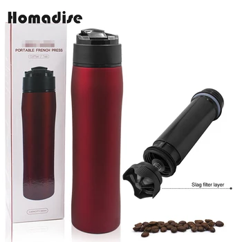 Homadise Portable Method Pressure Pot Stainless Steel Fine Mesh Filter Tea Cup Coffee Filter Vacuum Flasks Cold Cup
Homadise Portable Method Pressure Pot Stainless Steel Fine Mesh Filter Tea Cup Coffee Filter Vacuum Flasks Cold Cup