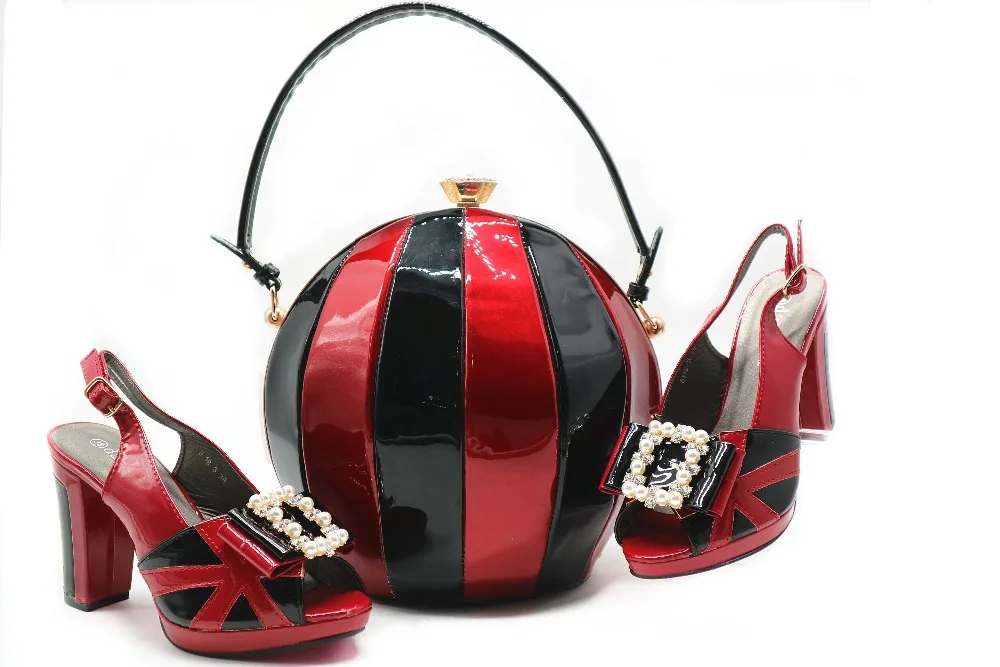 Mixed color wine black shoes and bag matching set ball clutches italian new design shoes and bag matching set shoe bag SB8134-3
Mixed color wine black shoes and bag matching set ball clutches italian new design shoes and bag matching set shoe bag SB8134-3