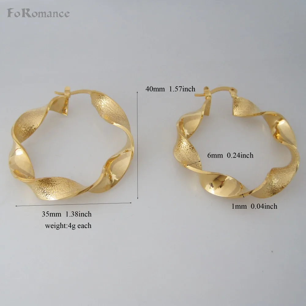 MIN ORDER 10$ CAN MIX/ONE PART PLAIN ONE SCRUB YELLOW GOLD GP OVERLAY ROUND HOOP EARRING DIAMETER 35MM 1.38" BIGGEST WIDTH 6MM
MIN ORDER 10$ CAN MIX/ONE PART PLAIN ONE SCRUB YELLOW GOLD GP OVERLAY ROUND HOOP EARRING DIAMETER 35MM 1.38" BIGGEST WIDTH 6MM