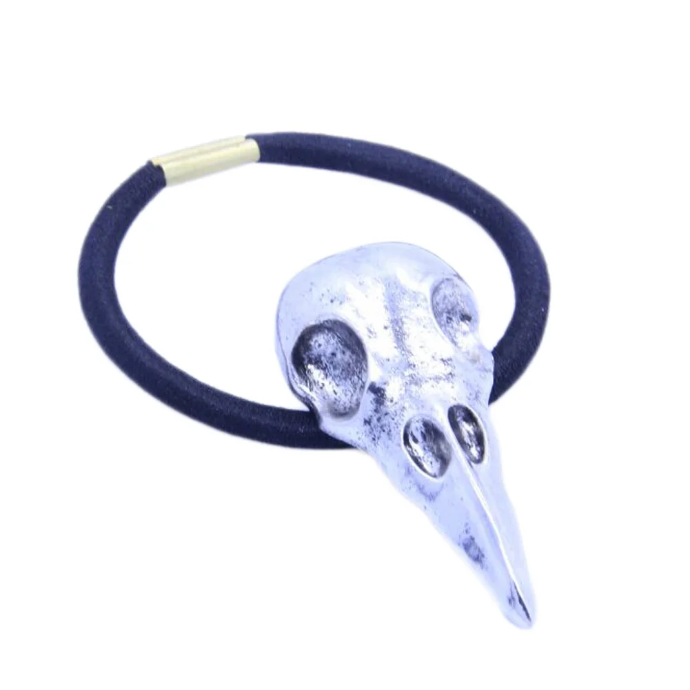 2017 Jewelry Punk Alloy Elastic Bands Hair Accessories Fashion Crow Nest Bird Head Skull Hair Tie Holder
2017 Jewelry Punk Alloy Elastic Bands Hair Accessories Fashion Crow Nest Bird Head Skull Hair Tie Holder