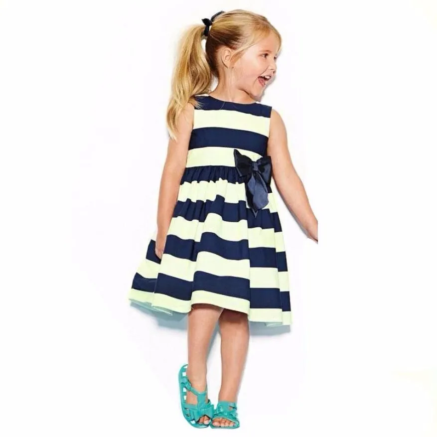 children clothing Baby Girl Clothes Cute Girl Children Stripe Knot Bow Summer Princess Party Dress Flower dress #N
children clothing Baby Girl Clothes Cute Girl Children Stripe Knot Bow Summer Princess Party Dress Flower dress #N