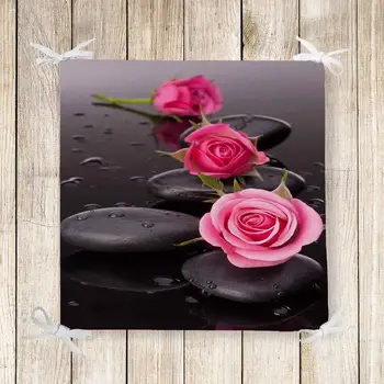 Else Black Spa Stones Pink Roses Flowers 3d Chair Pad Seat Cushion Soft Memory Foam Full Lenght Ties Non Slip Washable Zipper
Else Black Spa Stones Pink Roses Flowers 3d Chair Pad Seat Cushion Soft Memory Foam Full Lenght Ties Non Slip Washable Zipper