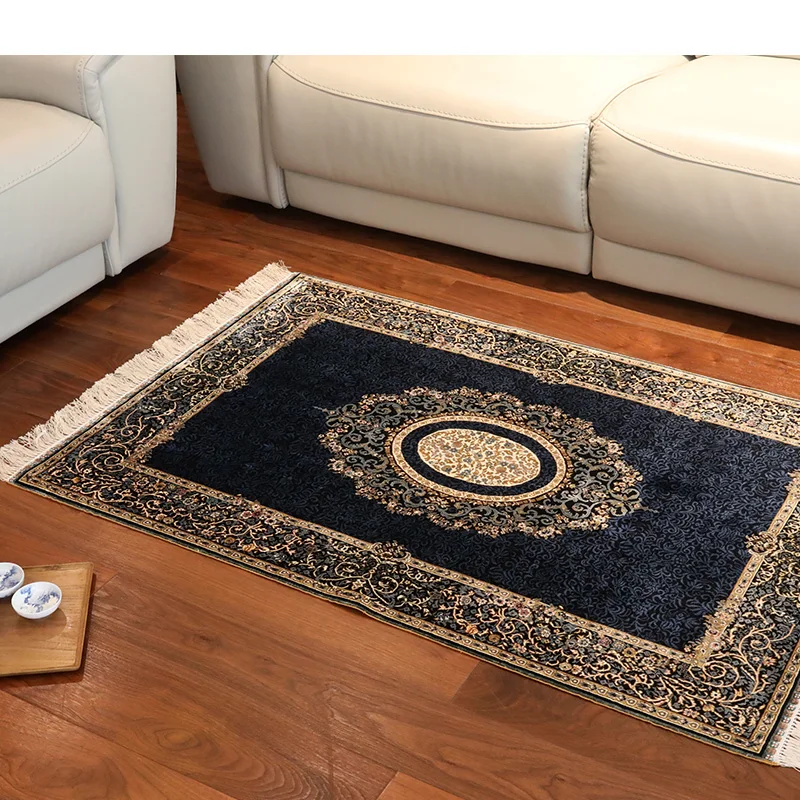 Luxury Living Room Blue Sunflower Hand Knotted Persian Carpet Handmade Silk Carpet
Luxury Living Room Blue Sunflower Hand Knotted Persian Carpet Handmade Silk Carpet