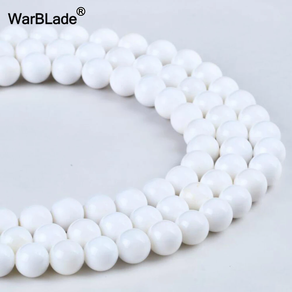 WarBLade Natural White Tridacna Stone Shell Beads Round Loose Stone Beads 4mm 6mm 8mm 10mm 12MM For DIY Bracelet Jewelry Making
WarBLade Natural White Tridacna Stone Shell Beads Round Loose Stone Beads 4mm 6mm 8mm 10mm 12MM For DIY Bracelet Jewelry Making