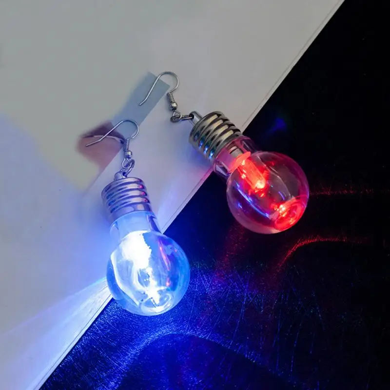 1 Pair Light Up LED Earrings Fashion Colorful Light Bulb Stud Earring Dance Party Accessories Supplies for women
1 Pair Light Up LED Earrings Fashion Colorful Light Bulb Stud Earring Dance Party Accessories Supplies for women